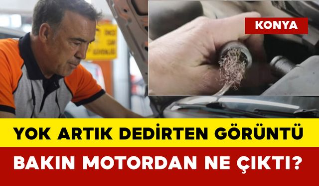Yok Artık Dedirten Görüntü: Bakın Motordan Ne Çıktı?
