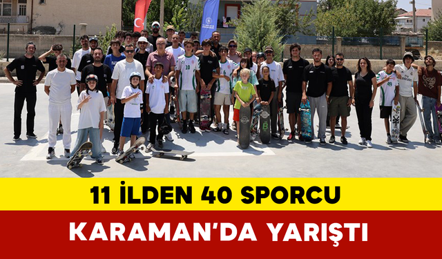 11 İlden 40 Sporcu Karaman’da Yarıştı