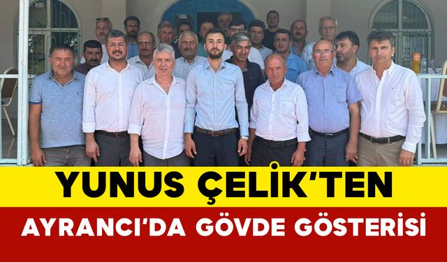 Yunus Çelik’ten Ayrancı’da Gövde Gösterisi