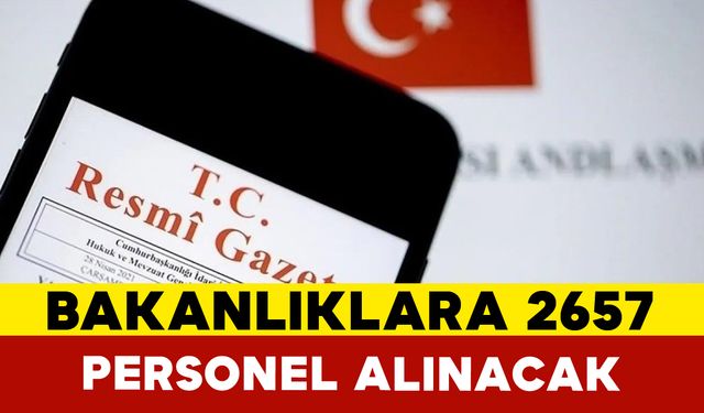 Bakanlıklara kadro ihdası Resmi Gazete’de
