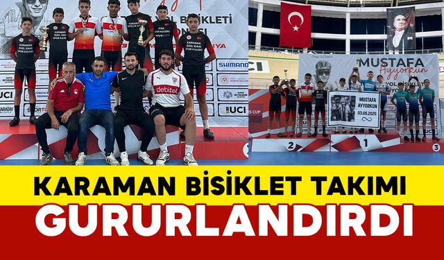 Karaman Bisiklet Takımı Konya'dan Madalyalar Getirdi