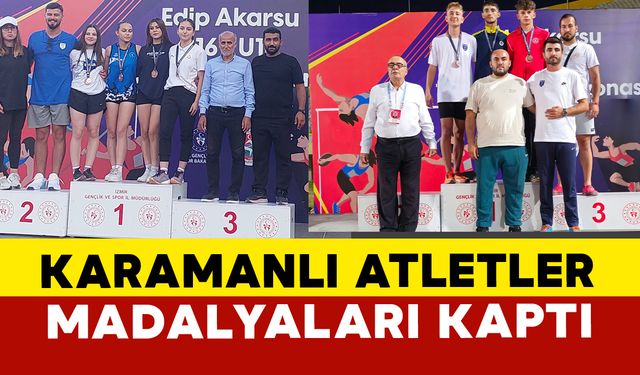 Karamanlı Atletler İzmir’de Madalyaları Kaptı