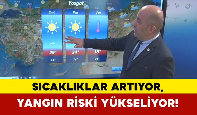 Sıcaklıklar Artıyor, Yangın Riski Yükseliyor!