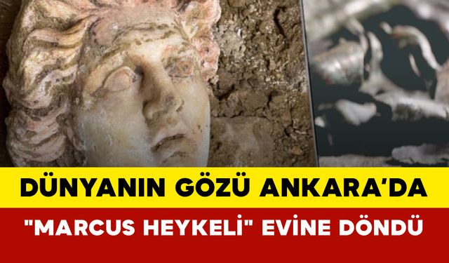 Dünyanın Gözü Ankara’da: "Marcus Heykeli" Evine Döndü