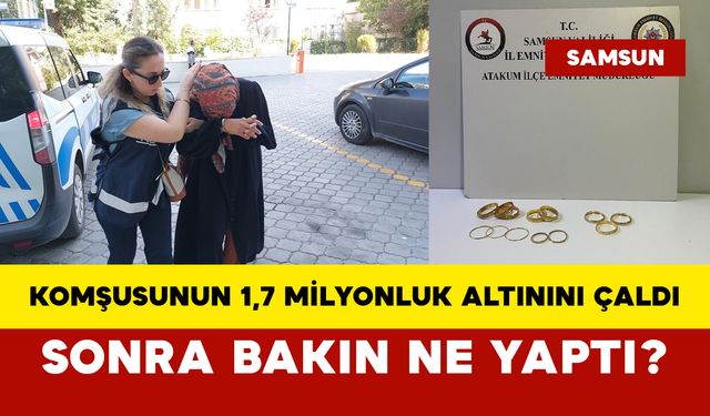 Komşusunun 1,7 Milyonluk Altınını Çaldı Sonra Bakın Ne Yaptı?