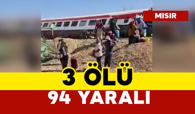 Mısır'da feci kaza: 3 ölü,94 yaralı