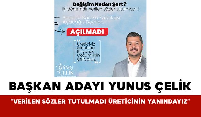 Ereğli Pancar Ekicileri Kooperatifi Başkan Adayı Yunus Çelik: “Verilen Sözler Tutulmadı, Üreticinin Yanındayız”