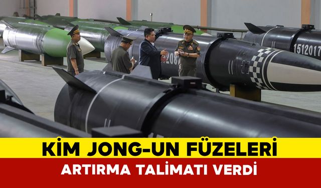 Kuzey Kore lideri Kim Jong-Un, yeni füze fabrikasını denetledi