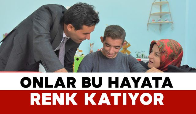 Özel öğrenciler el sanatlarıyla hayata renk katıyor