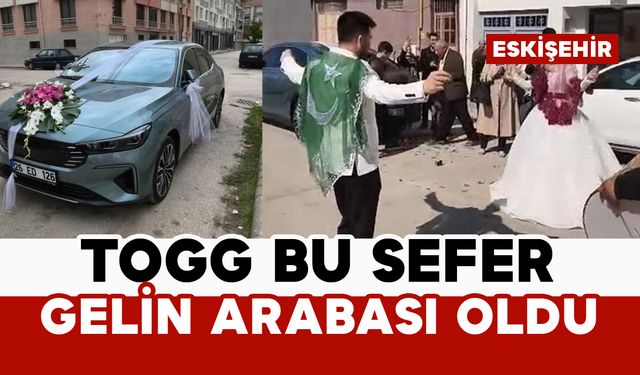 TOGG'un T10F modeli gelin arabası oldu