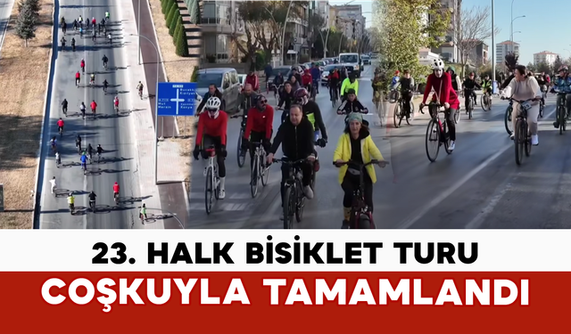 23. Halk Bisiklet Turu Gerçekleşti