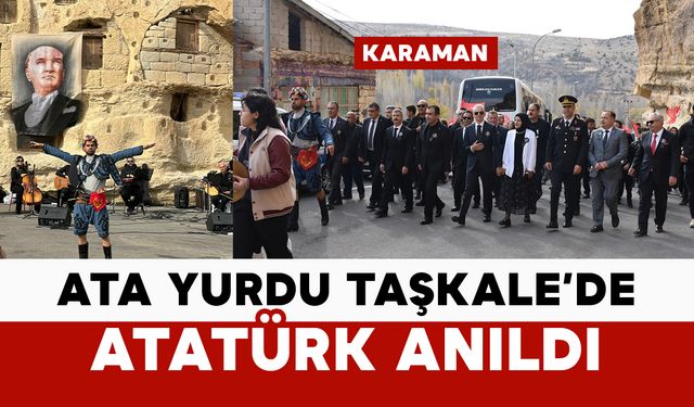 Ata Yurdu Taşkale’de Atatürk 87. Yılında Anıldı