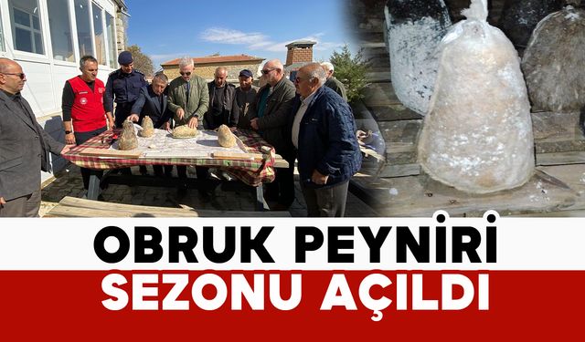 Gökçe Köyü’nde Geleneksel Obruk Peyniri Sezonu Açıldı