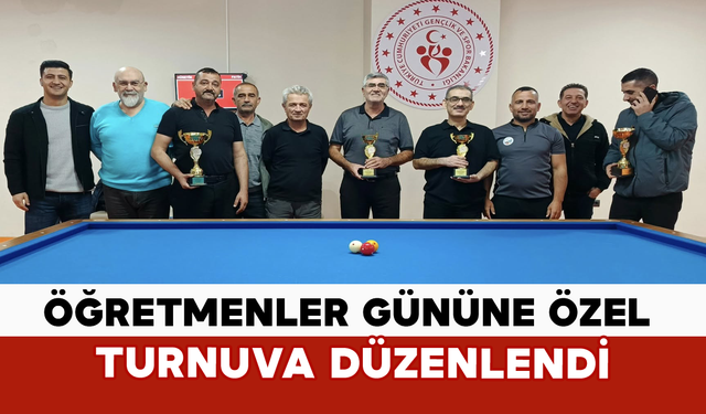 Karaman’da Öğretmenler Gününe Özel Turnuva Düzenlendi