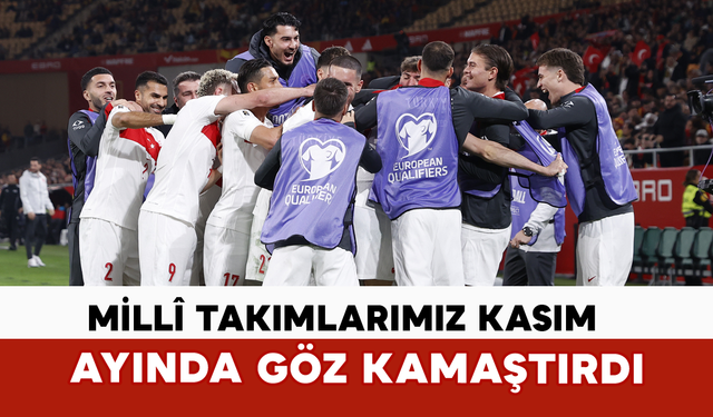 Millî Takımlarımız Kasım Ayında Göz Kamaştırdı