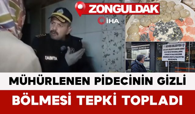 Mühürlenen Pidecinin Gizli Bölmesi Tepki Topladı