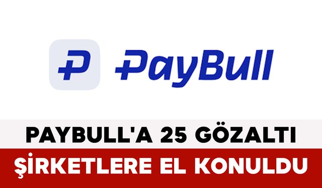 Paybull'a 25 Gözaltı: Şirketlere El Konuldu