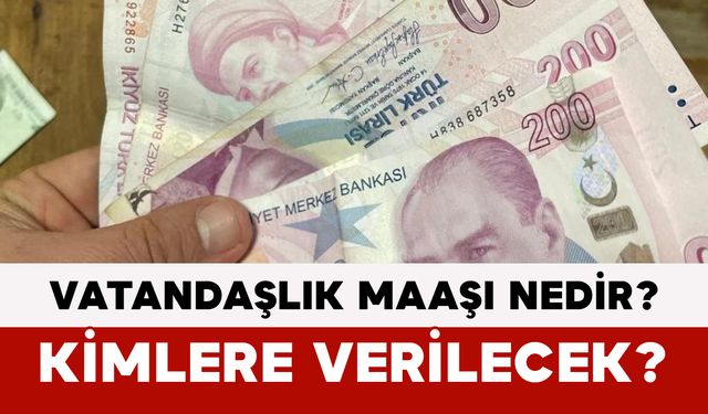 Vatandaşlık Maaşı Nedir? Kimlere Verilecek?