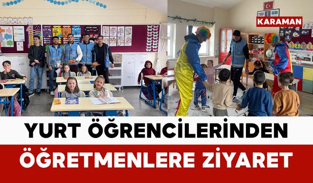Yurt Öğrencilerinden Öğretmenlere Ziyaret