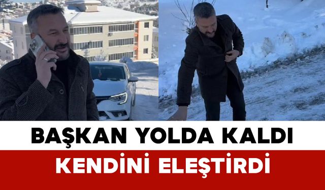 Başkan Yolda Kaldı: Kendini Eleştirdi