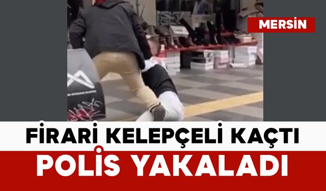 Firari kelepçeli halde kaçtı, polis yakaladı