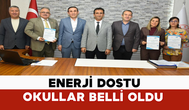 Karaman’da Enerji Dostu Okullar Belli Oldu