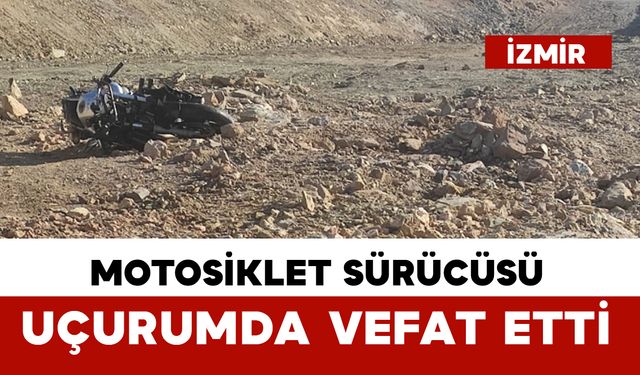 Motosiklet sürücüsü Demirci yolunda hayatını kaybetti
