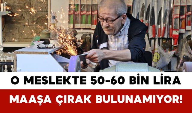 O Meslekte 50-60 Bin Lira Maaşa Çırak Bulunamıyor!
