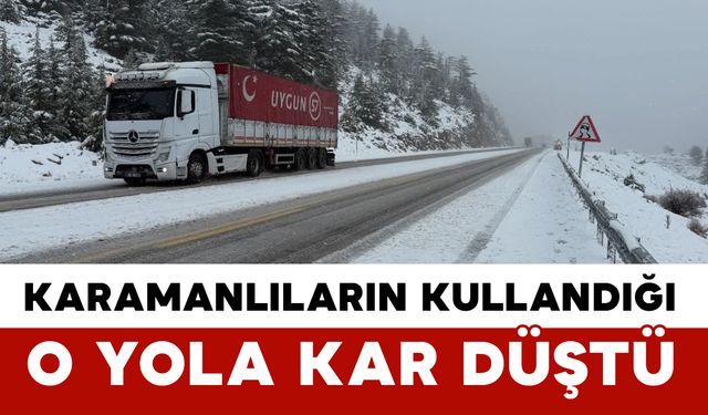 O yolda karı görenler akın akın bölgeye gitti