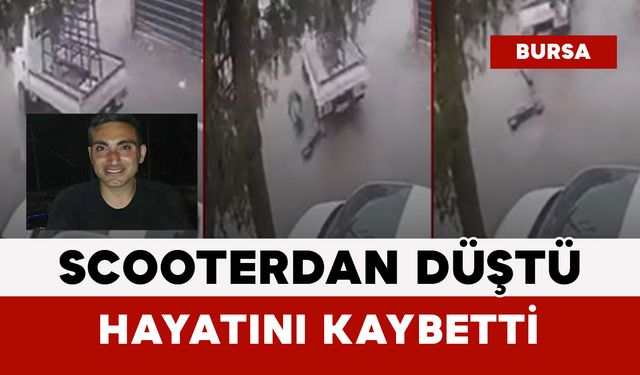Scooterdan Düştü Kamyonetin Altında Kalarak Hayatını Kaybetti