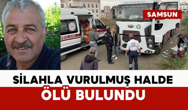 Tankerde silahla vurulmuş halde ölü bulundu