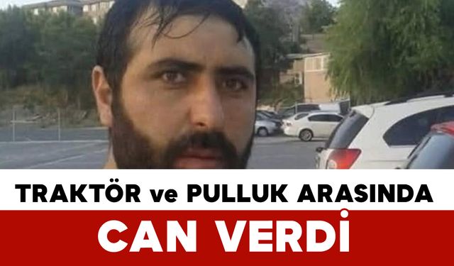 Tarlada feci kaza: Çiftçi hidrolik basıncın arasında can verdi