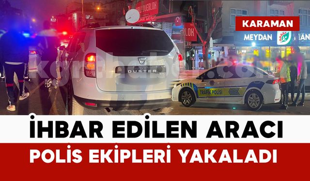 Tehlikeli araç kullanan sürücüyü polis yakaladı