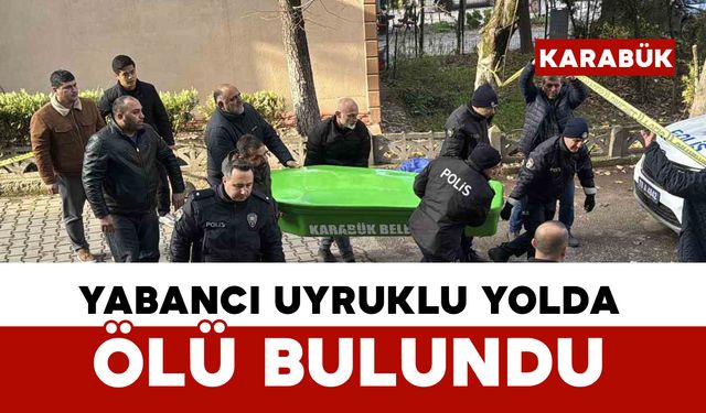 Türkmenistan uyruklu genç yolda ölü bulundu