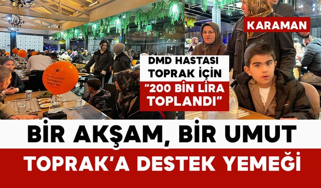 Bir Akşam, Bir Umut: Toprak’a Destek Yemeği