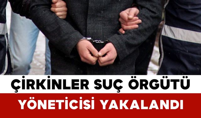 Çirkinler Suç Örgütü Yöneticisi Yakalandı