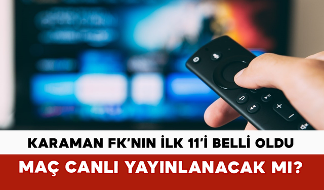 İnegölspor ile Karaman FK Maçı Canlı Yayınlanacak mı?