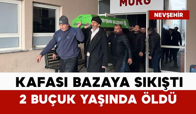 Kafası bazaya sıkıştı: 2 buçuk yaşındaki Amine öldü