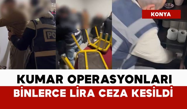 Kumar operasyonlarında 78 kişiye binlerce lira ceza