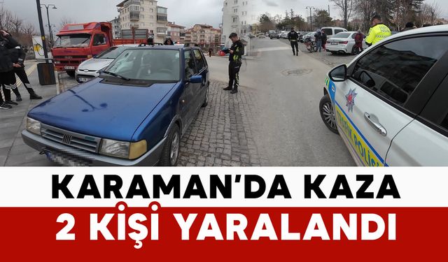 Millet Bahçesi önünde kaza: 2 yaralı