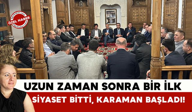 Bu Masa Ezber Bozar: Siyaset Sustu, Karaman Konuştu