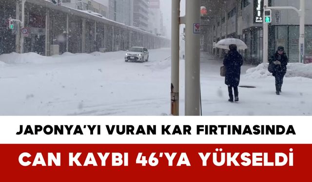 Japonya’yı Vuran Kar Fırtınasında Can Kaybı 46’ya Yükseldi