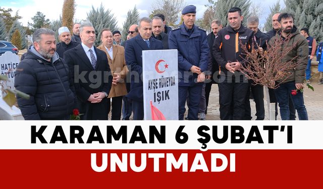 Karaman’da “asrın felaketi”nin 3. yılında anma programı