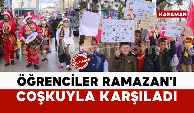 Karaman’da Ramazan coşkusu sokaklara taştı
