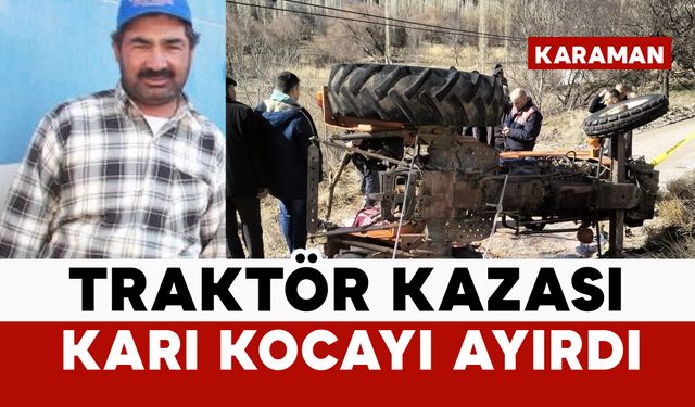 Köy Yolundaki Kaza Karı-Kocayı Ayırdı