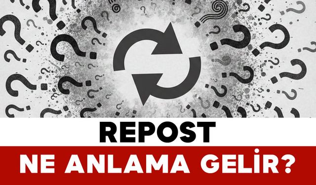 Repost ne anlama gelir?