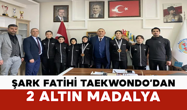Şark Fatihi Taekwondo’dan 2 Altın Madalya