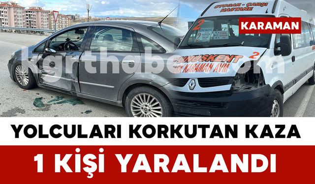 Yolcular korku dolu anlar yaşadı: 1 yaralı
