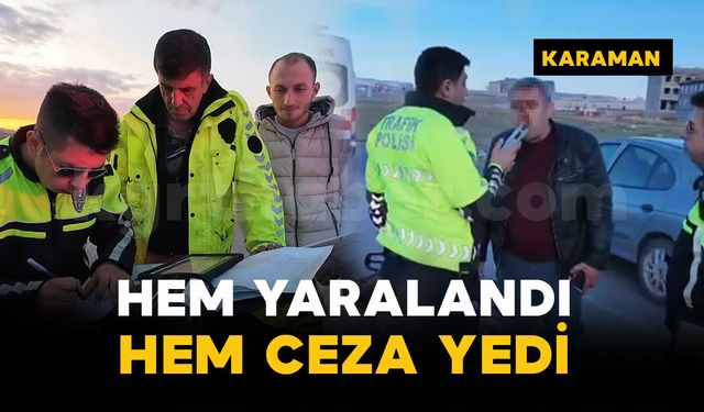 Alkollü sürücü elektrikli bisikletle kaza yaptı: 73 bin lira ceza