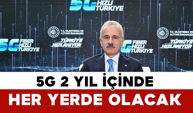 Bakan Abdulkadir Uraloğlu: Türkiye’de 5G 2 Yıl İçinde Her Yerde Olacak